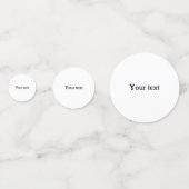 ホットピ市松模様にック黒の幾何学的レトロと文字 コンフェッティ (裏面)