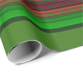 ホットピ数々のックカラーストライプのデザイン ラッピングペーパー (ロールコーナー)