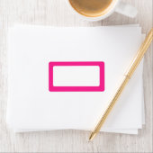 ホットピ縁どックプレーン空白の ラベル (インサイチュ)