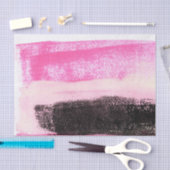 ホットピ鮮やかックブラック抽象芸術インク 薄葉紙 (クラフト)