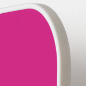 ホットピ鮮やかンク |ハート付きスクリプトの名前 ピックルボールラケット (左詳細)