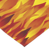 ホットファイヤーとフレイムスイラストレーション ショートテーブルランナー (コーナー)