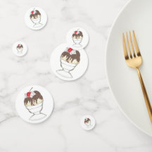 ホットファッジアイスクリームサンデザートスクープ店