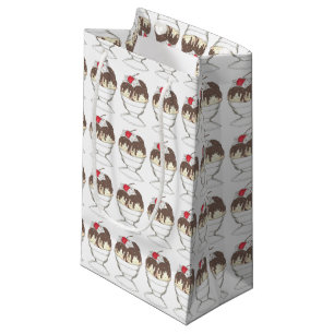 ホットファッジアイスクリームサンデザートスクープ店 スモールペーパーバッグ