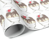 ホットファッジアイスクリームサンデザートスクープ店 ラッピングペーパー (ロールコーナー)