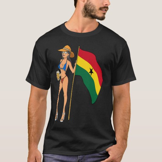 ホットファンガール ガーナ Tシャツ (正面)