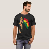 ホットファンガール ガーナ Tシャツ (正面フル)