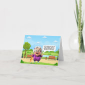 ホットフラッおもしろいシュ誕生日カード カード (正面)