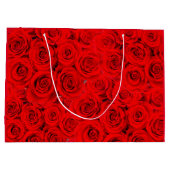 ホットフラワーレッドローズ ラージペーパーバッグ (裏面)