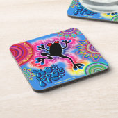 ホットフロッグ·サーフ·ボホ·コサイケデリックースター·ブルー。 コースター (左側)