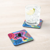 ホットフロッグ·サーフ·ボホ·コサイケデリックースター·ブルー。 コースター (右側)