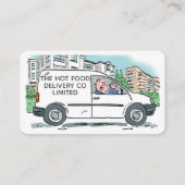 ホットフード持ち帰り配送会社 名刺 (裏面)