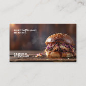 ホットプルポークサンドイッチと文字宇宙 名刺 (裏面)