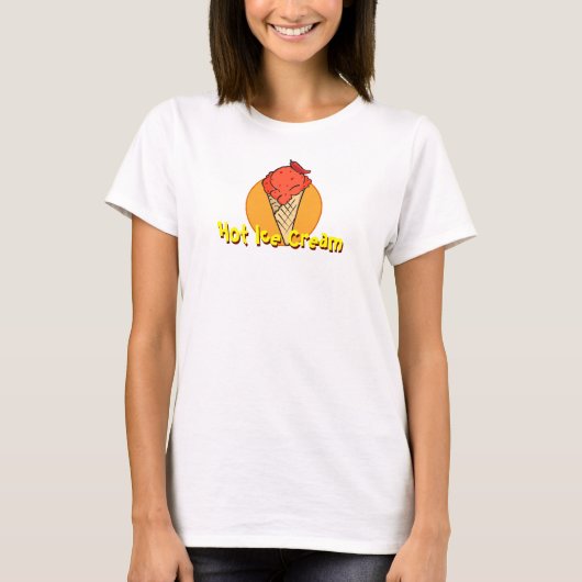 ホットペッパーのアイスクリームシャツ Tシャツ (正面)