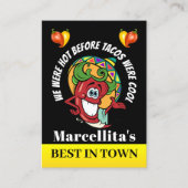 ホットペッパーメキシカンレストランユーモア 名刺 (正面)