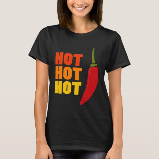 ホットペッパー赤ハラペーノスパイシー Tシャツ (正面)
