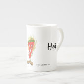 ホットペッパー骨中国カップ ボーンチャイナマグカップ (正面右)