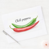 ホットペッパー2個 長方形シール (封筒)