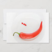 ホットペッパー ハーツ 白 赤 招待状 (裏面)