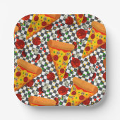 ホットペペロニ     ペーパープレート (正面)