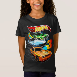 ホットホイール誕生日Tシャツ、ホットホイールテーマ部品 Tシャツ
