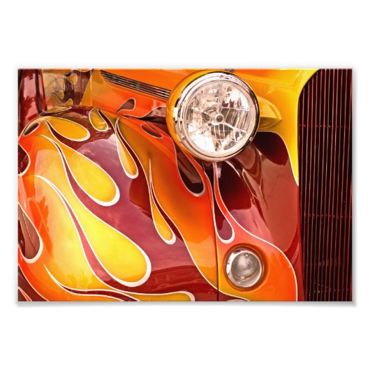 ホットホイール。 フォトプリント            (正面)