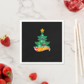 ホットホイール – ホットホイールクリスマスツリー スタンダードカクテルナプキン (インサイチュ)