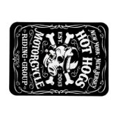 ホットホッグ3" x 4"マグネット マグネット (横)