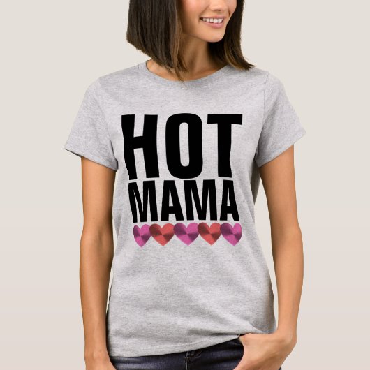 ホットママヴィンテージレディースTシャツ Tシャツ (正面)