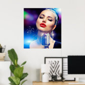 ホットミュージックポスター ポスター (ホームオフィス)