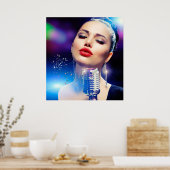 ホットミュージックポスター ポスター (キッチン)