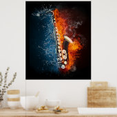 ホットミュージックポスター ポスター (キッチン)