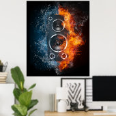 ホットミュージックポスター ポスター (ホームオフィス)