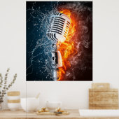 ホットミュージックポスター ポスター (キッチン)