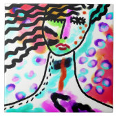 ホットメイスデジタル絵画抽象芸術 タイル (正面)