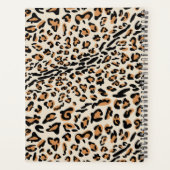 ホットメイル引用文動物ヒョウ印刷レインボー プランナー手帳 (裏面)