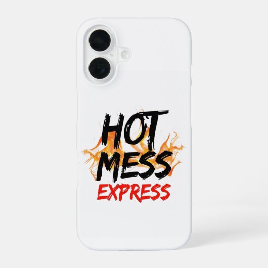 ホットメスエクスプレス iPhone 16ケース (裏面)