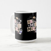 ホットメスママ コーヒーマグカップ (正面左)