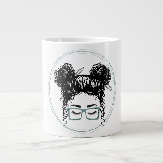 ホットメスロ表現ゴ ジャンボコーヒーマグカップ (正面)