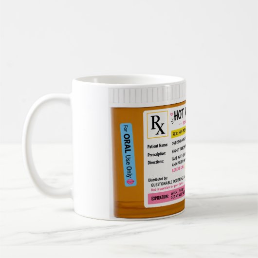 ホットメス薬局 楽しい処方箋 コーヒーマグカップ (左)