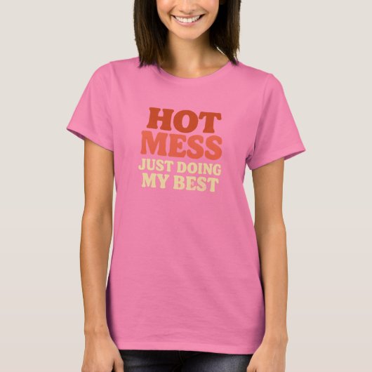 ホットメスTシャツ Tシャツ (正面)