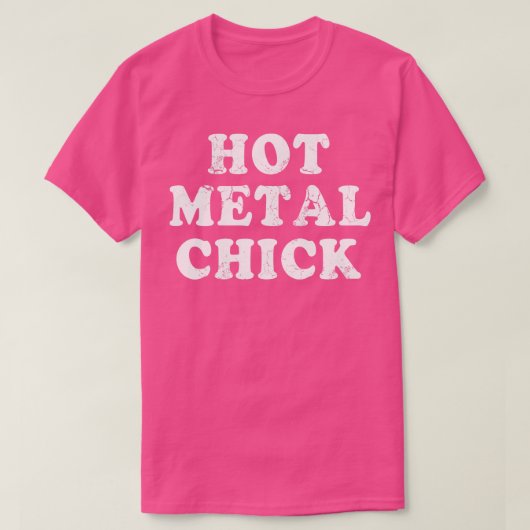 ホットメタルシック重金属 Tシャツ (デザイン正面)