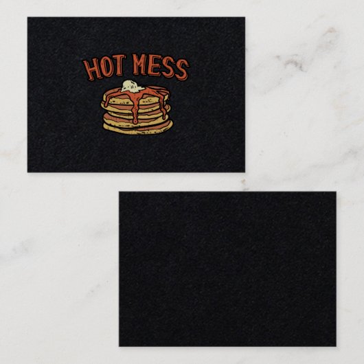 ホットメッシュパンケーキブレックファースト 名刺 (正面/裏面)