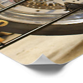 ホットモデル+ホットクラシックドラグバイク ポスター (角)