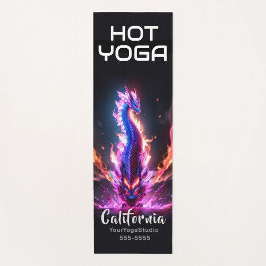 ホットヨガドラゴン – Yoga Mat ヨガマット (正面)