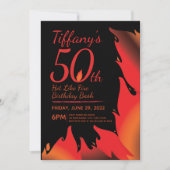 ホットライクファイアマイルストーン招待状 招待状 (正面)