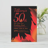 ホットライクファイアマイルストーン招待状 招待状 (スタンド正面)