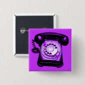 ホットラインパープル 缶バッジ (正面&裏面)