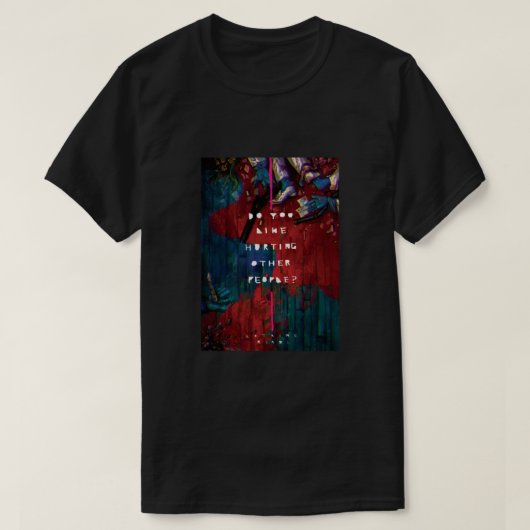 ホットラインマイアミのアートワーク必須 Tシャツ (デザイン正面)