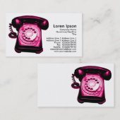 ホットライン – クリムゾン 名刺 (正面/裏面)